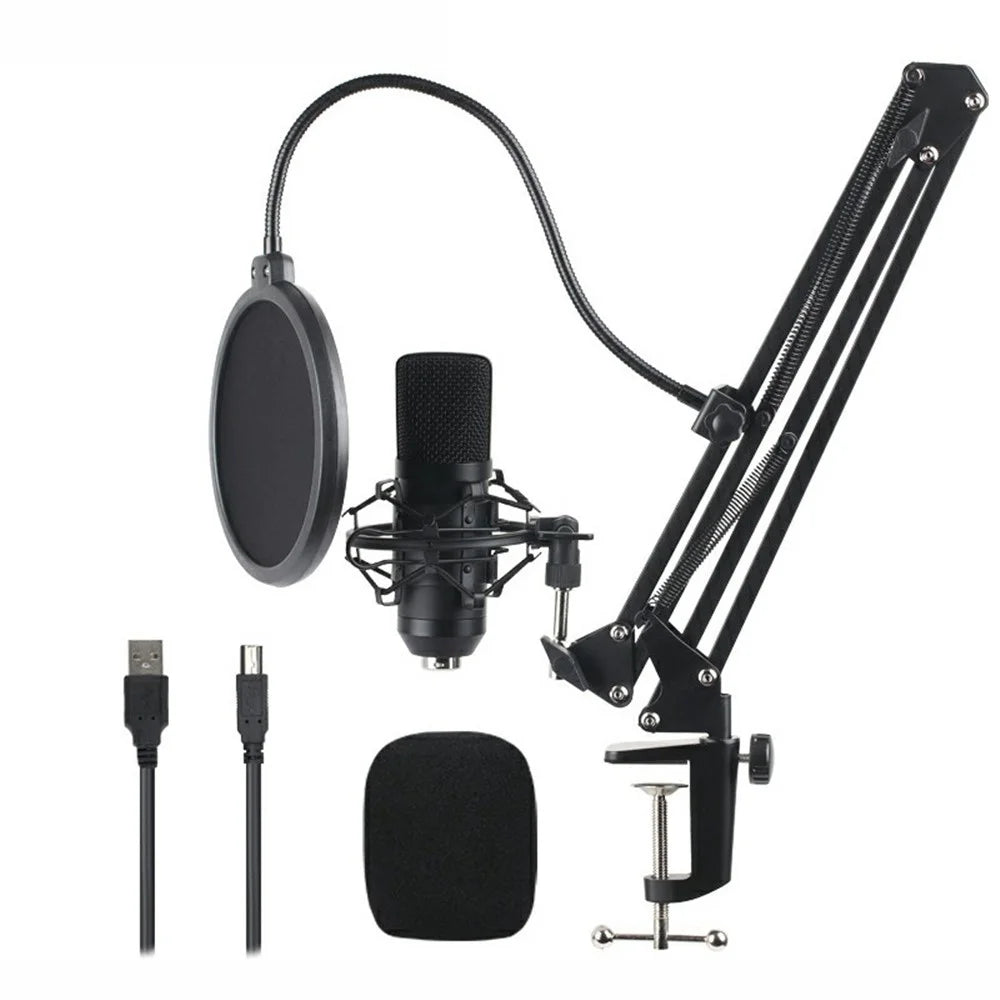BM700 192KHz/24Bit High Sampling Rate USB Computer Microphone Set - 1