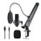BM800 USB Streaming PC Microphone Kit 192KHz/24Bit Condenser Mic for Podcasting Gaming Home Recording - Black - 1