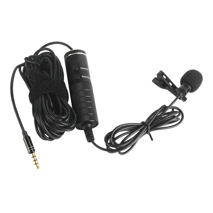 MB-Q01 Lavalier Microphone Clip-on 3.5mm Collar Condenser Lapel Mic - 1
