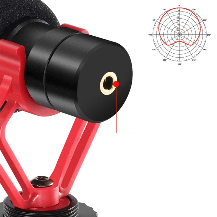 KATTO KT-G3 Phone Camera Shotgun Microphone Portable Electrostatic Condenser Microphone Intelligent Noise Reduction - 3
