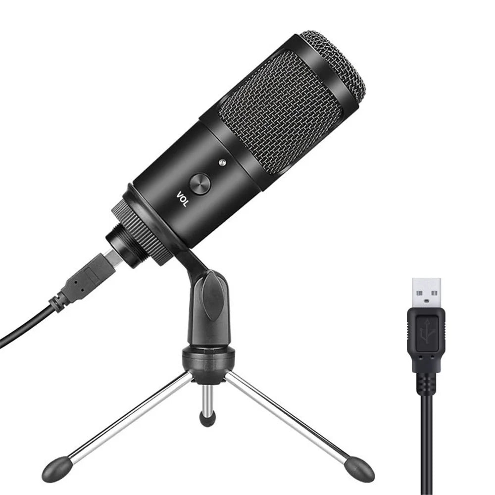 AK-50 USB Condenser Recording Microphone for Laptop Computer - 1