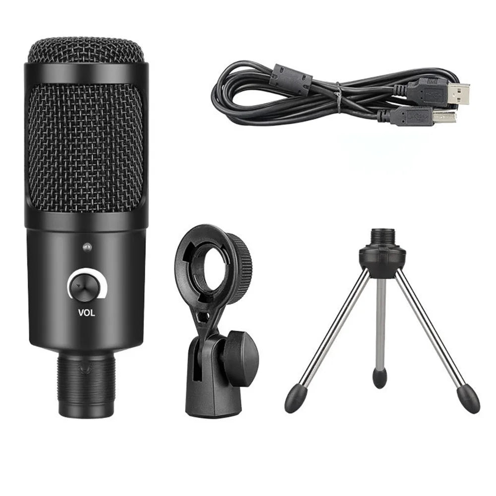 AK-50 USB Condenser Recording Microphone for Laptop Computer - 6