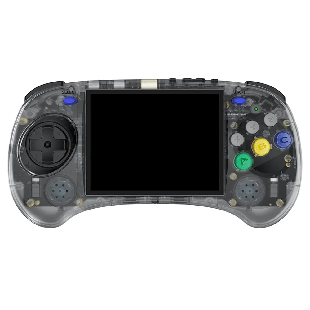 ANBERNIC RG ARC-S Handheld Game Console 128GB 6-Button Design Game Players (English Version) - Transparent Black - 1