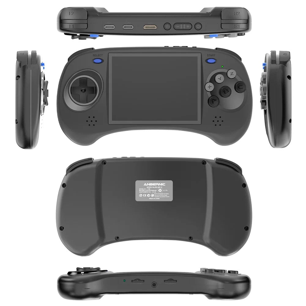 ANBERNIC RG ARC-D Handheld Game Console Built-In Games Dual Systems 256GB (English Version) - Black - 2