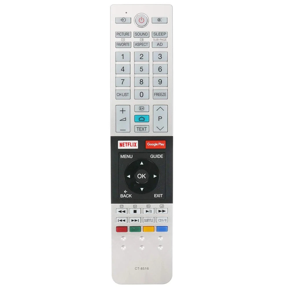 CT-8516 Ergonomic TV Remote for TOSHIBA Remote Control Replacement - 1