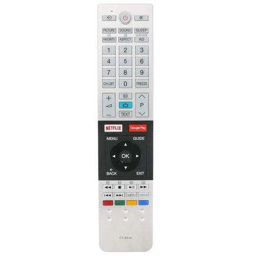 CT-8516 Ergonomic TV Remote for TOSHIBA Remote Control Replacement - 1