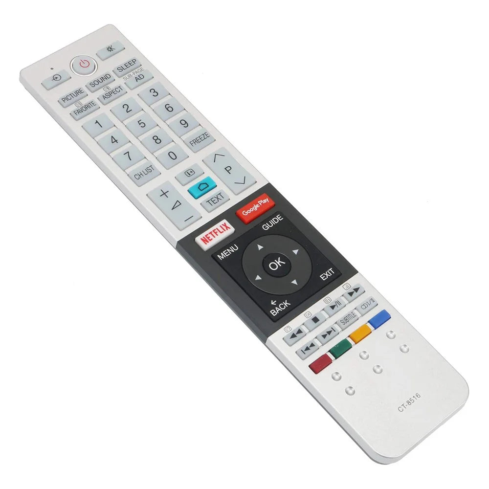 CT-8516 Ergonomic TV Remote for TOSHIBA Remote Control Replacement - 3