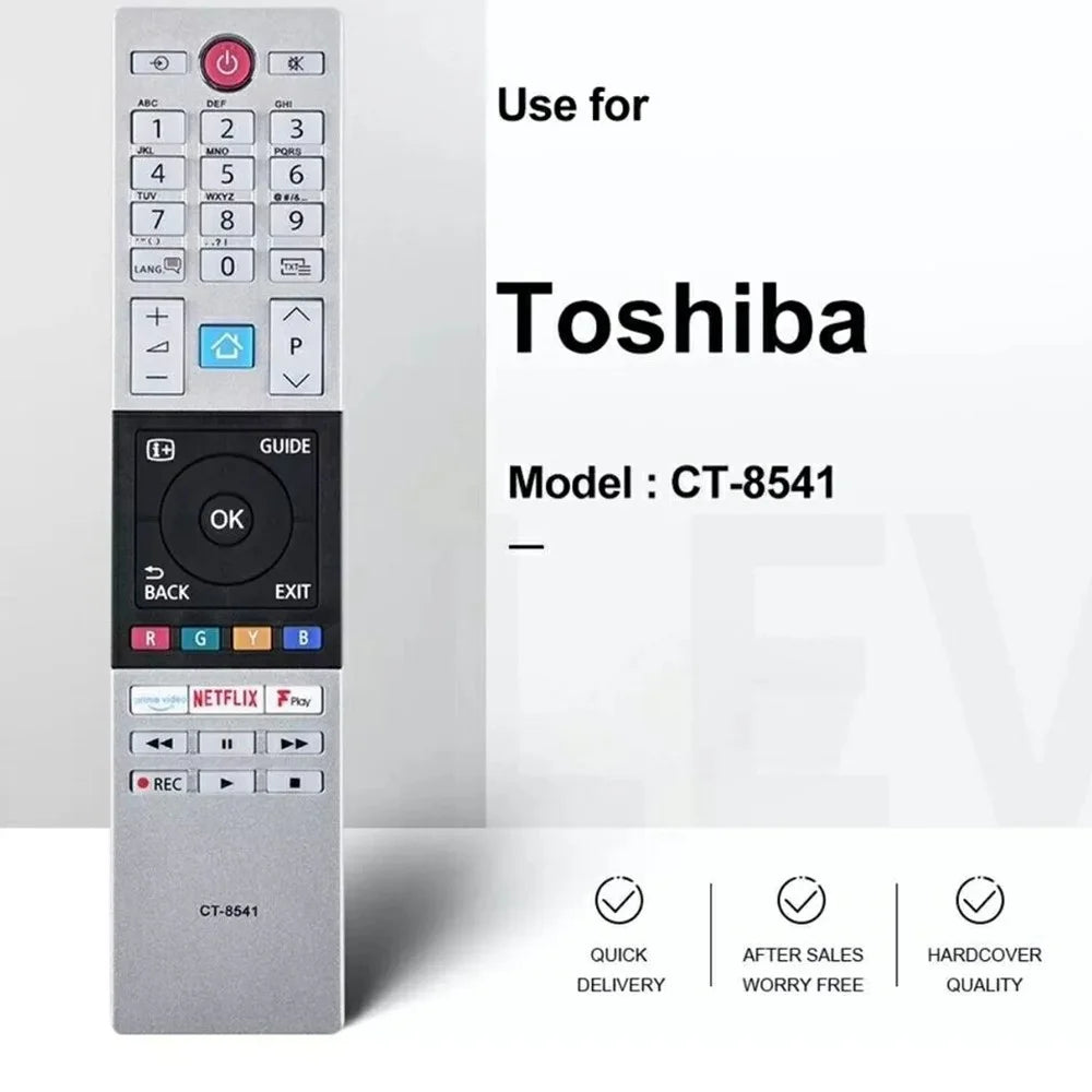 CT-8541 For TOSHIBA Smart Television Plastic Remote Control TV Replacement Remote - 3