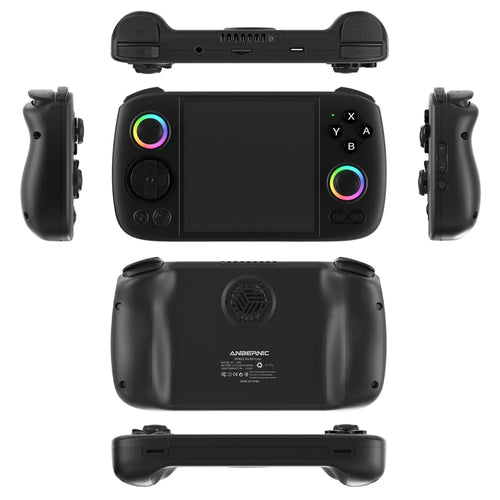 ANBERNIC RG Cube 3.95-inch IPS Screen Handheld Gaming Console Wireless Gamepad, with 256G TF Card - Black - 1