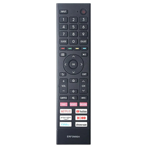 ERF3M80H Remote Control for Hisense TV Replacement ABS Handheld Controller - 1