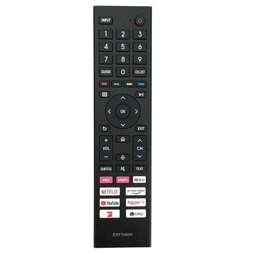 ERF3I80H For Hisense Television Plastic Remote Control TV Replacement Remote - 1