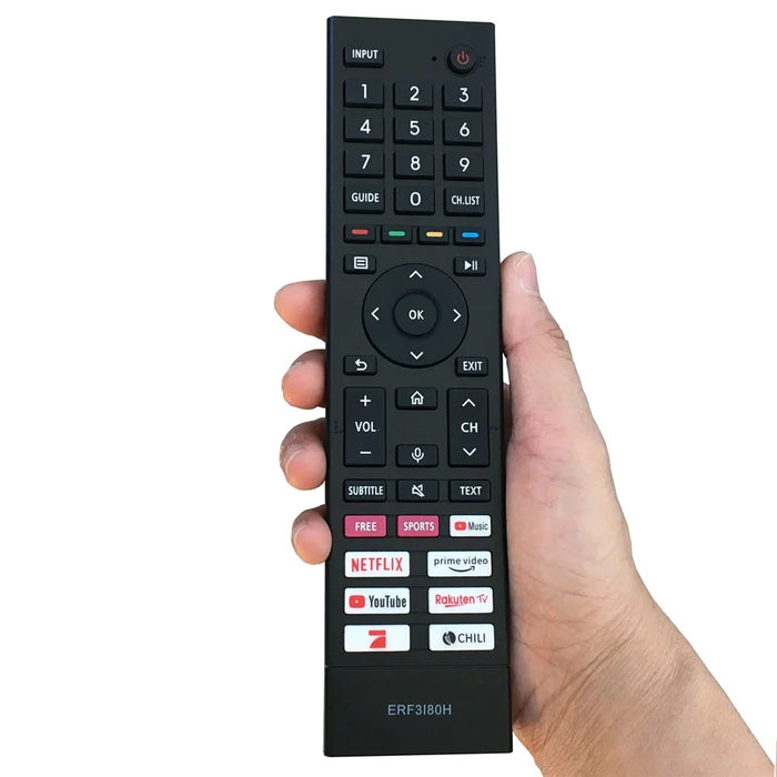ERF3I80H For Hisense Television Plastic Remote Control TV Replacement Remote - 5