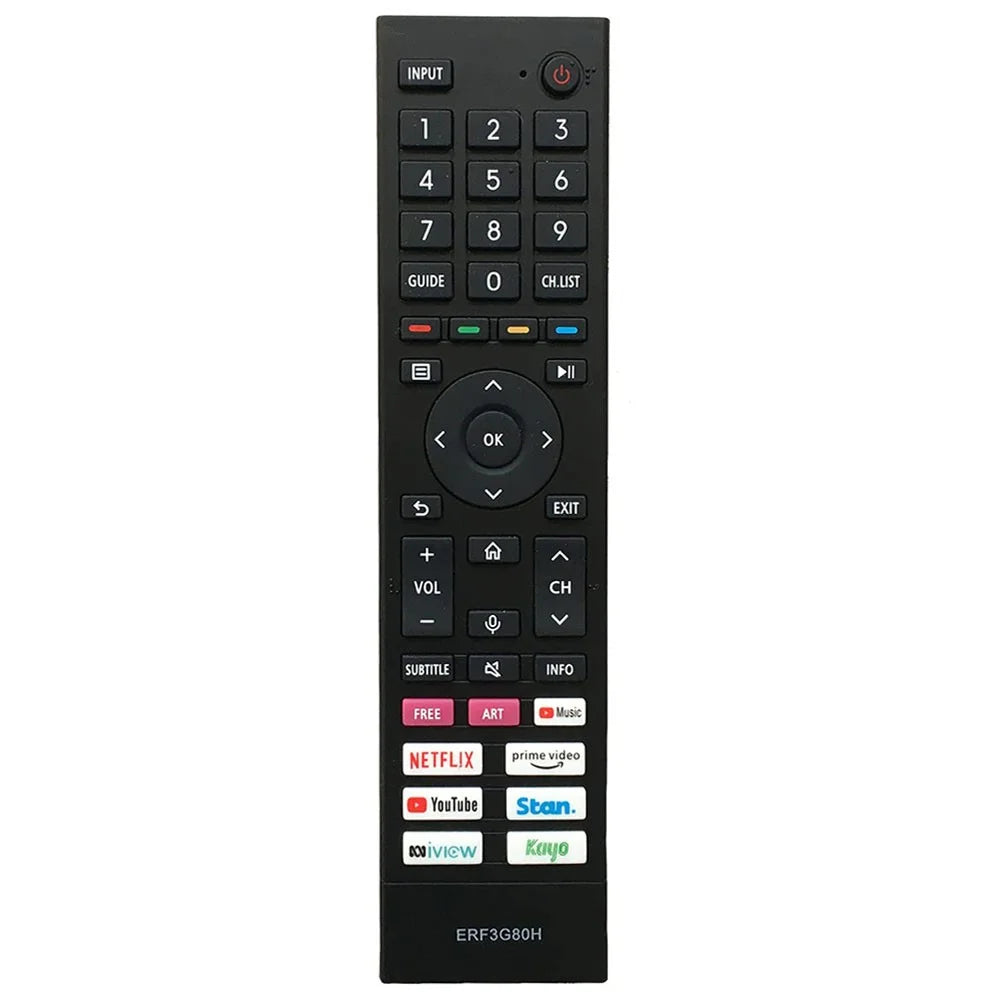 ERF3G80H Plastic Remote Control for Hisense TV Replacement Remote - 1