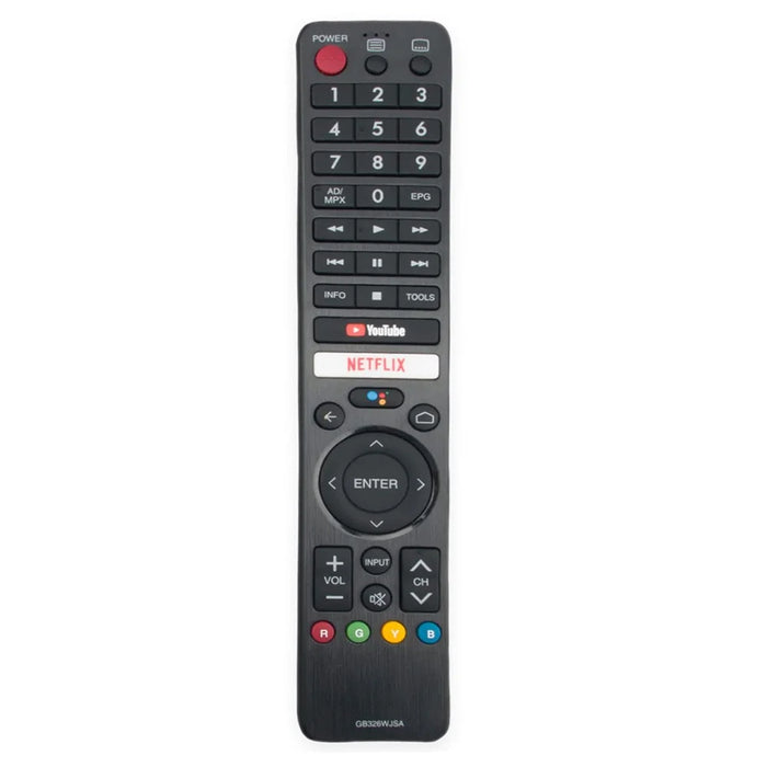GB326WJSA For Sharp Television Plastic TV Replacement Remote Control - 1