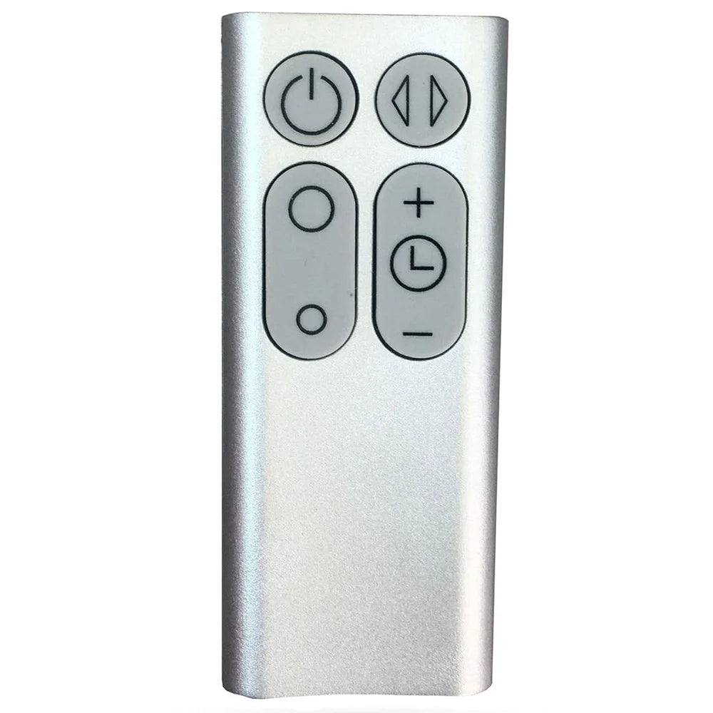 For Dyson TP00 / TP01 / AM11 Ergonomic Plastic Remote Fan Remote Control - Silver - 1
