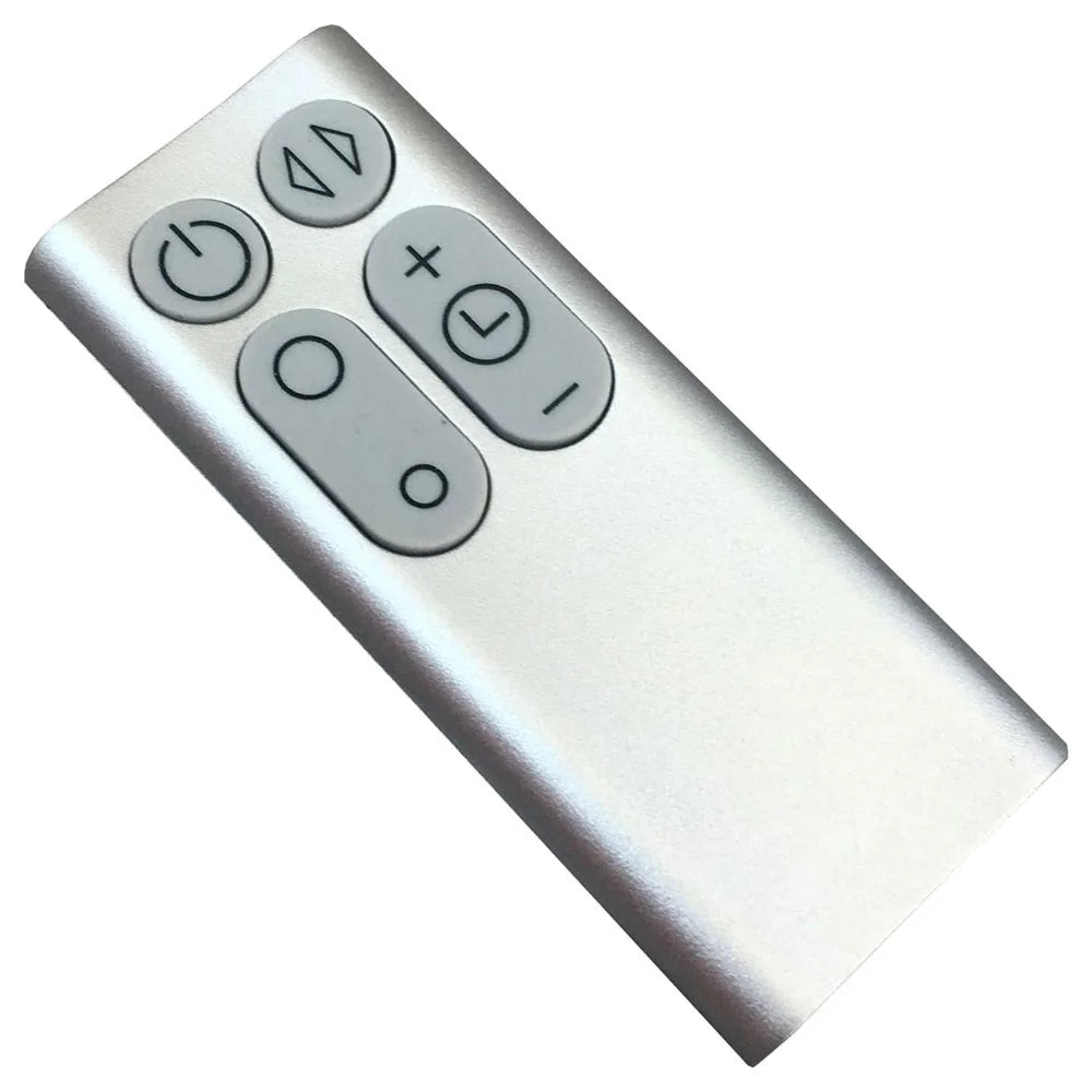 For Dyson TP00 / TP01 / AM11 Ergonomic Plastic Remote Fan Remote Control - Silver - 3