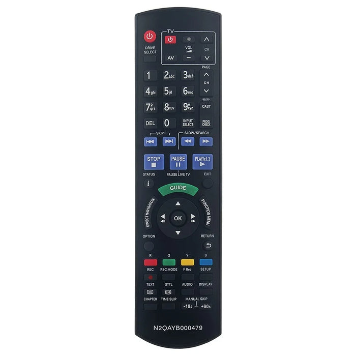 N2QAYB000479 Remote Control for Panasonic DVD Recorder Controller - 1