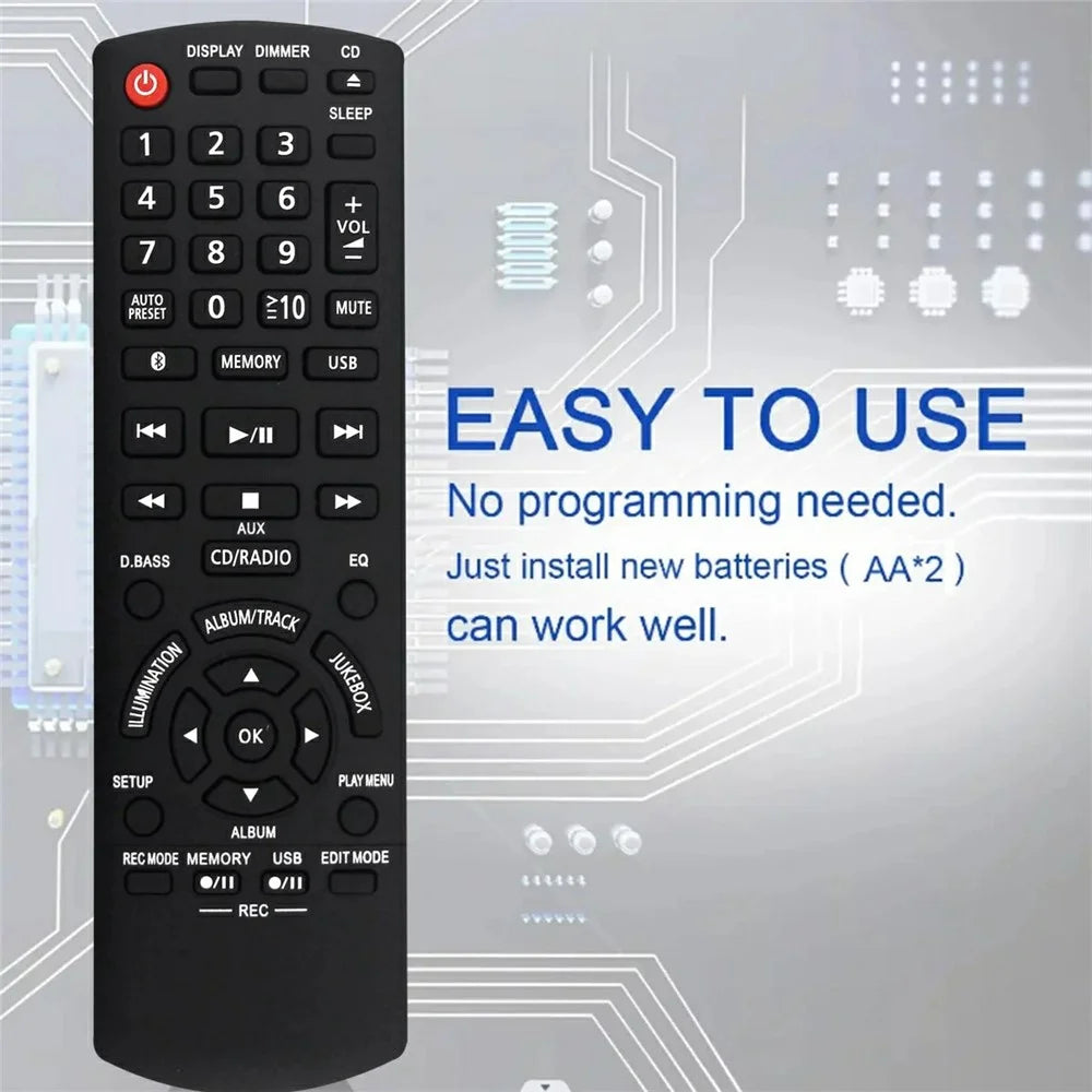 N2QAYB001094 For Panasonic Television Replacement Remote Control - 3