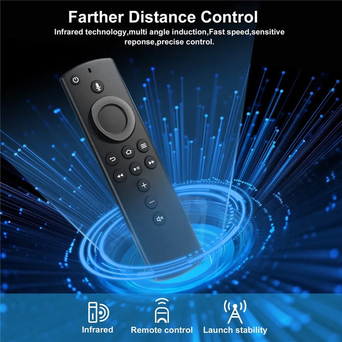 L5B83H For Amazon Fire TV Stick Ergonomic Remote Controller with Voice Function - 5