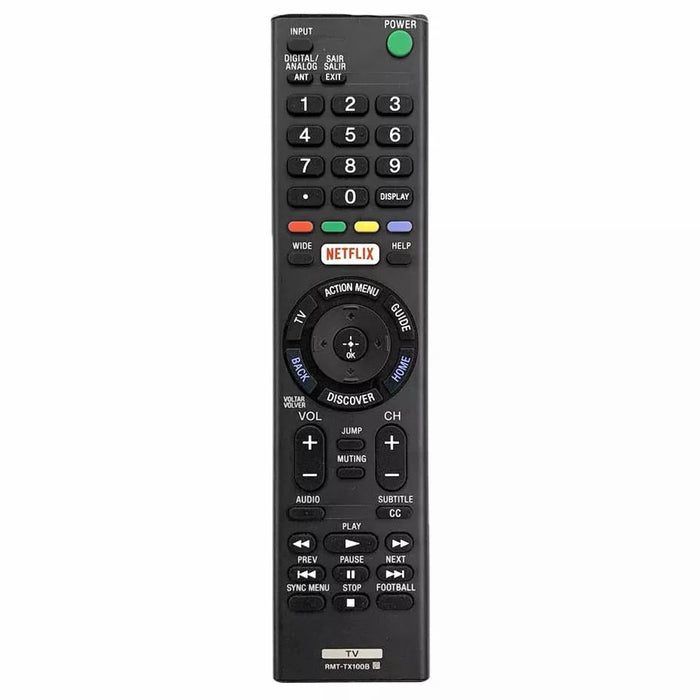 RMT-TX100B For Sony TV Remote Control Television Replacement Handheld Controller - 1