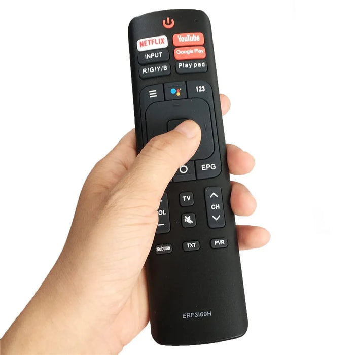ERF3I69H For Hisense TV Remote Control Ergonomic ABS Television Controller - 2