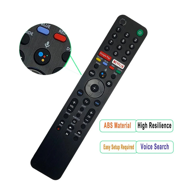 RMF-TX500U For Sony TV Plastic Replacement Remote Control with Voice Function - 4