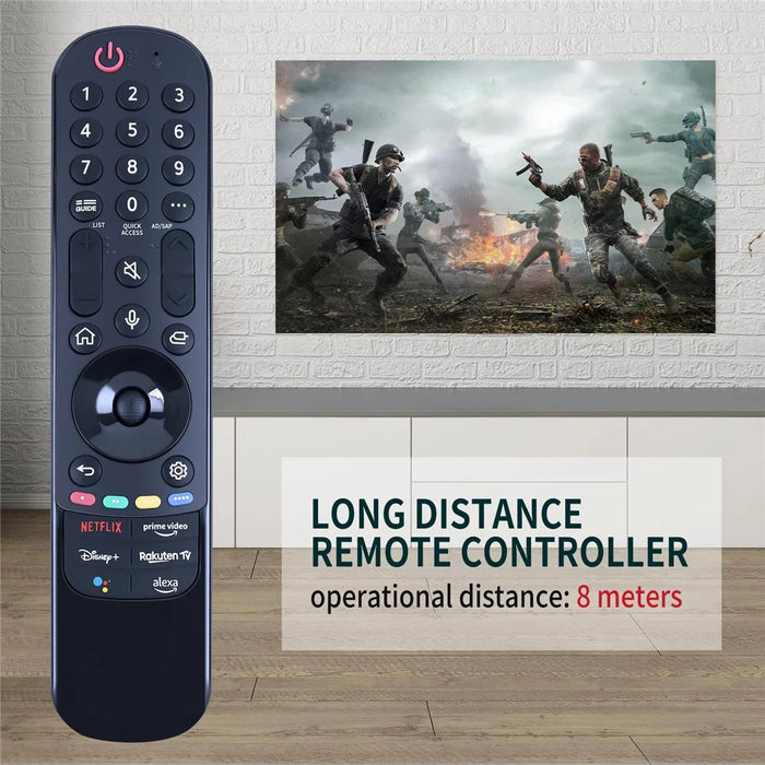 AKB76039901 For LG TV Long Distance Ergonomic Handheld Remote Controller - 3