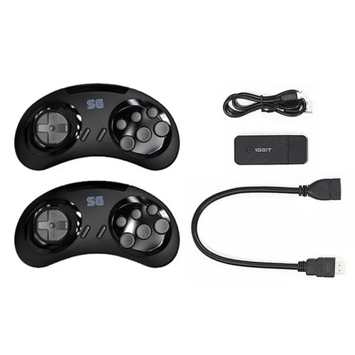 DATA FROG Y2 SG HD TV Video Game Controller Double Wireless Gamepad, 4G Memory Card / 1900 Games - 1