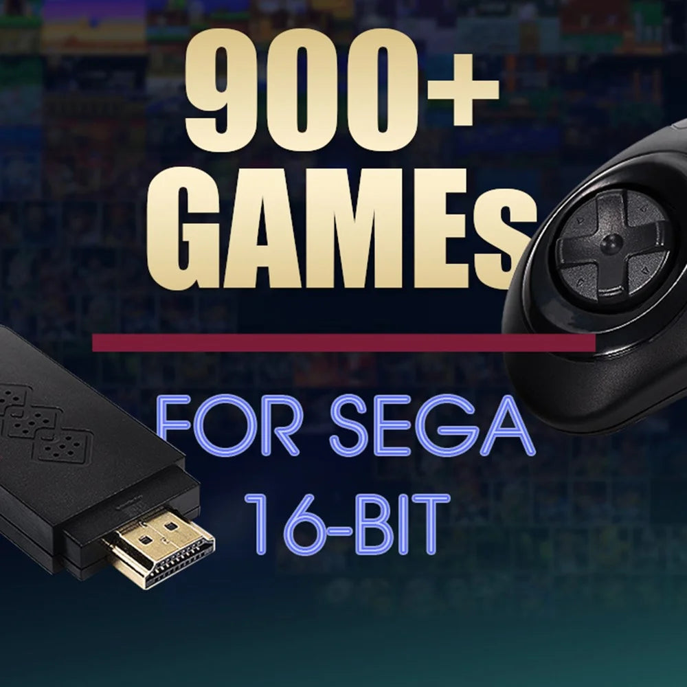 DATA FROG Y2 SG HD TV Video Game Controller Double Wireless Gamepad, 4G Memory Card / 1900 Games - 4