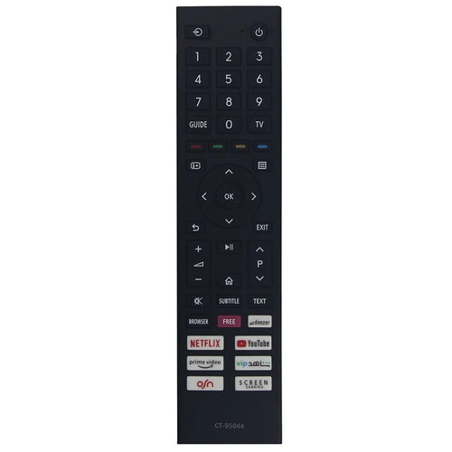 CT-95044 For Toshiba Television Remote Control Ergonomic TV Controller - 1