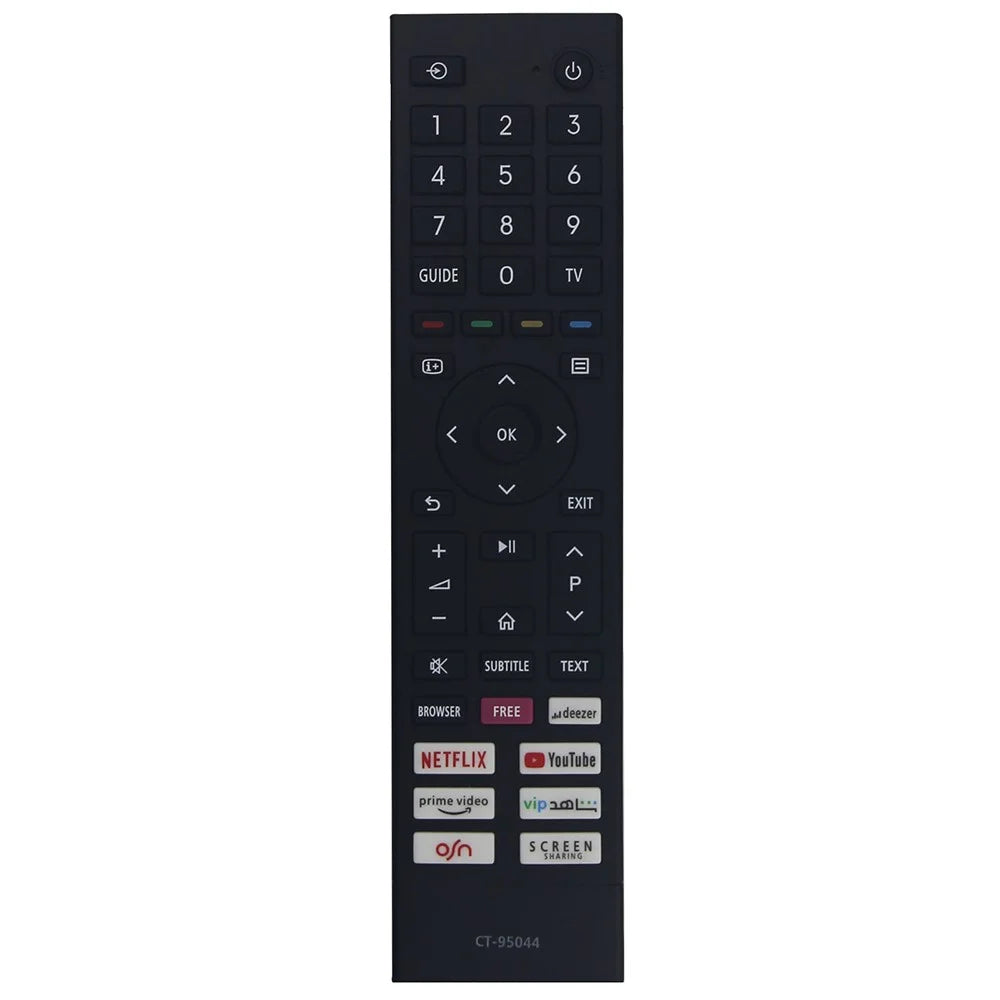 CT-95044 For Toshiba Television Remote Control Ergonomic TV Controller - 1