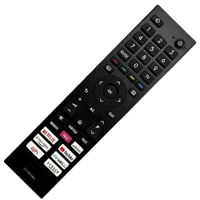 CT-95044 For Toshiba Television Remote Control Ergonomic TV Controller - 3