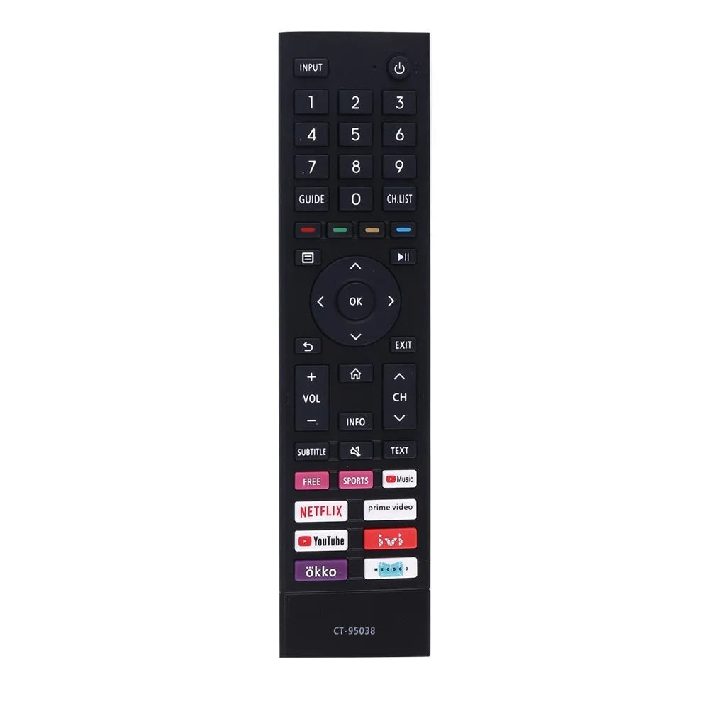CT-95038 For TOSHIBA Television Plastic Replacement Remote Control - 5