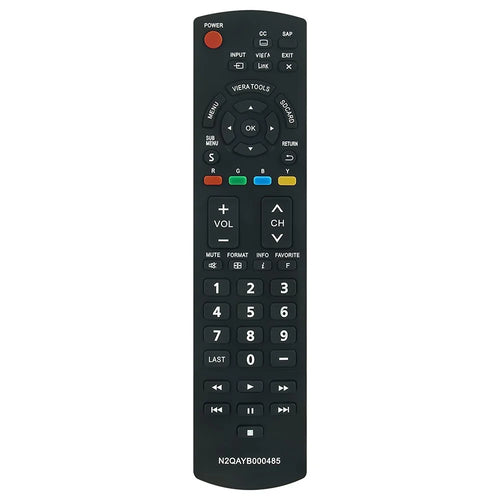 N2QAYB000485 TV Controller for Panasonic Television Replacement Intelligent Remote Control - 1