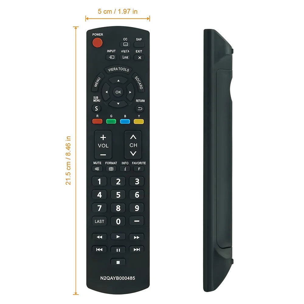 N2QAYB000485 TV Controller for Panasonic Television Replacement Intelligent Remote Control - 3
