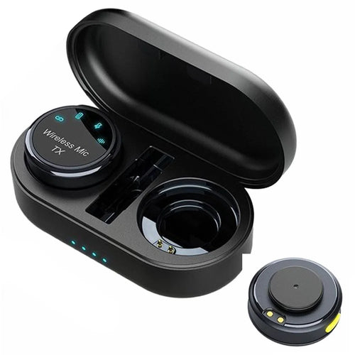 S3 1 Pair 2.4G Wireless Clip-On Microphone with 1 Type-C Receiver for Outdoor Live Broadcasting - Black - 1