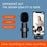 K1 Plug and Play Noise Reduction Lavalier Microphone 2 Wireless Mic with iP Receiver - 2
