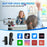 K1 Plug and Play Noise Reduction Lavalier Microphone 2 Wireless Mic with iP Receiver - 4