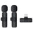 K1 Live Broadcast Lavalier Microphone 2 Noise Reduction Wireless Mic with Type-C Receiver - 1