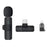 K1 Noise Reduction 2.4G Wireless Lavalier Microphone with Type-C Receiver + iP Audio Converter - 1