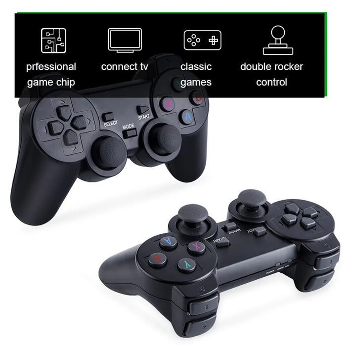 DATA FROG Y3 Lite Game Stick HD TV Video Gaming Console with 2 Wireless Gamepad, 32G Memory Card / 10000 Games - 5
