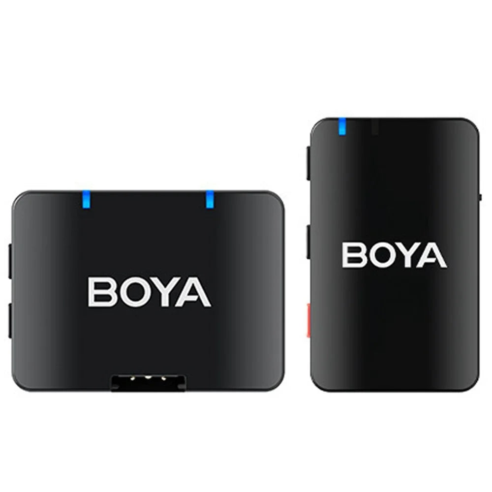 BOYA Live Broadcast Wireless Lavalier Microphone Noise Reduction Mic, 1 Transmitter + 1 Receiver - 1