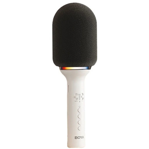 BOYA K11 Bluetooth-compatible Wireless Microphone with RGB Light Karaoke Mic for Phone / Tablet / PC - White - 1