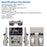 R43pro Built-In 30000 Games 4.3 Inch HD Screen 3D Rocker Handheld Arcade Game Console, with 128G TF Card - Grey - 6