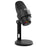 ME9 Plug and Play USB Microphone ENC Noise Reduction Desktop Mic with RGB Light - Black - 1