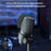 ME9 Plug and Play USB Microphone ENC Noise Reduction Desktop Mic with RGB Light - Black - 6
