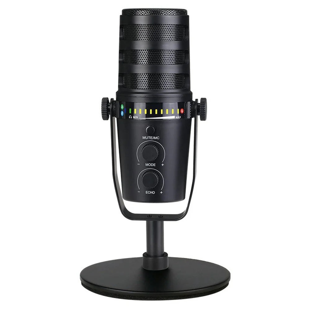 MV7 Real-Time Monitoring Cardioid Dynamic Microphone with Desktop Bracket for Live Broadcast - 1