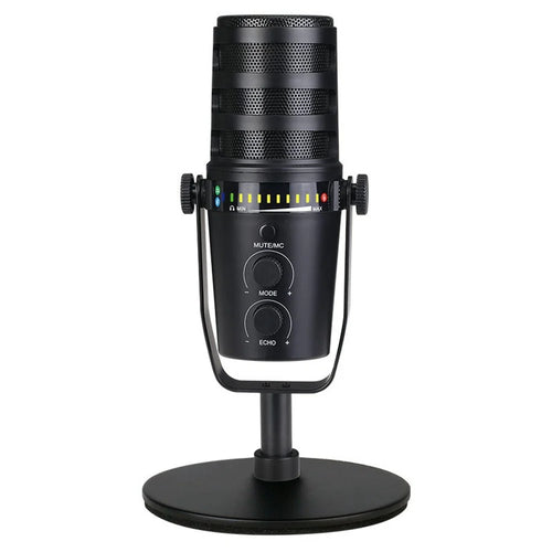 MV7 Real-Time Monitoring Cardioid Dynamic Microphone with Desktop Bracket for Live Broadcast - 1