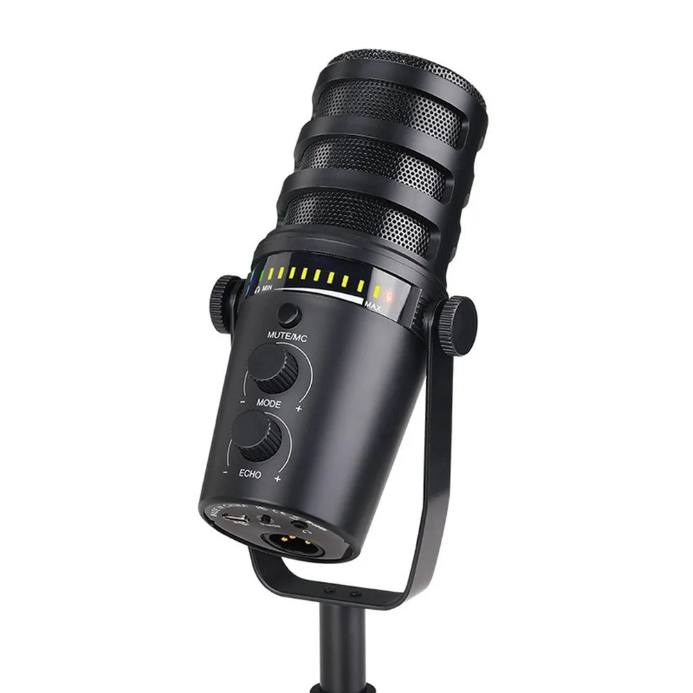 MV7 Real-Time Monitoring Cardioid Dynamic Microphone with Desktop Bracket for Live Broadcast - 2