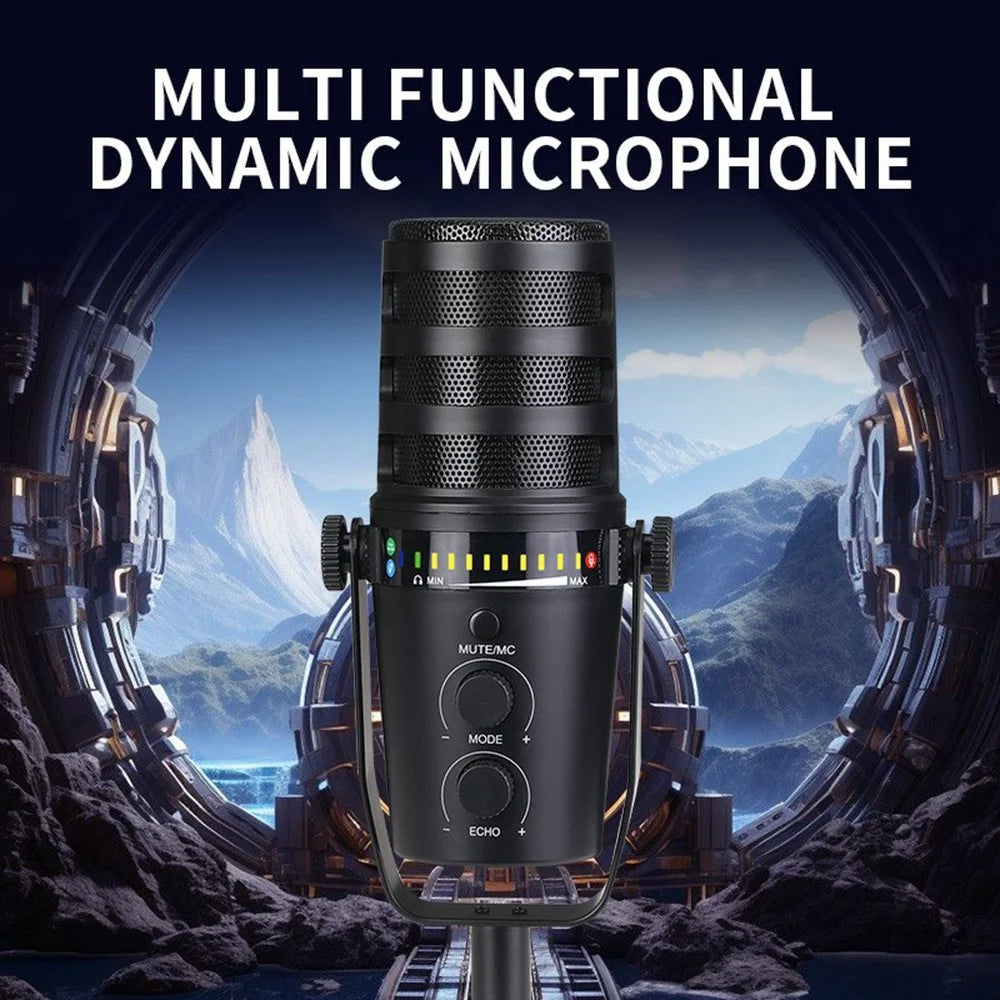 MV7 Real-Time Monitoring Cardioid Dynamic Microphone with Desktop Bracket for Live Broadcast - 4